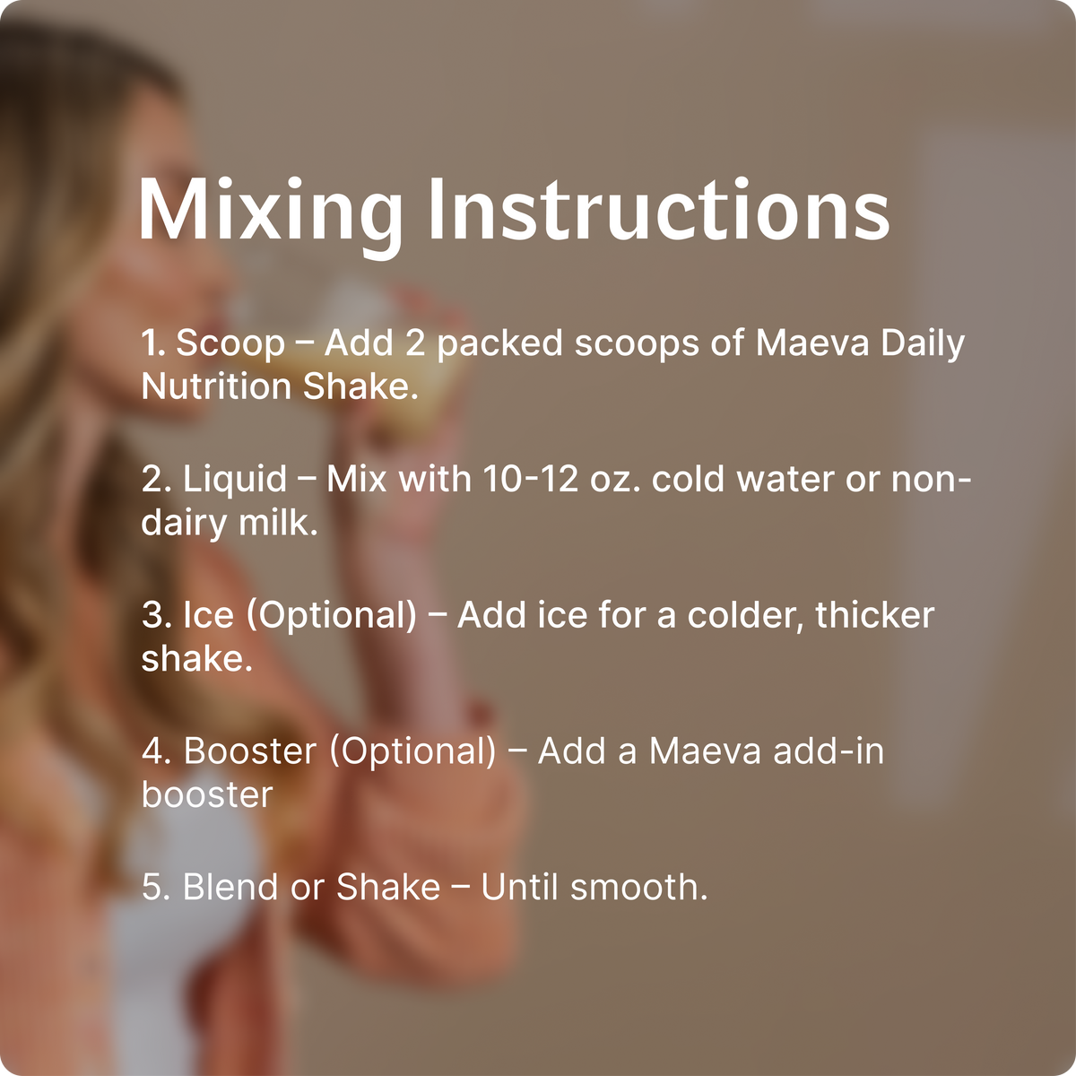 Daily Nutrition Shake for Women